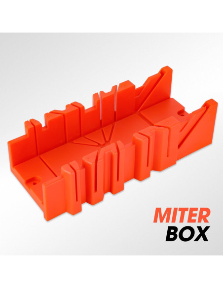 Caja de Inglete de Plástico DNA MOTORING 1pc para Carpintería