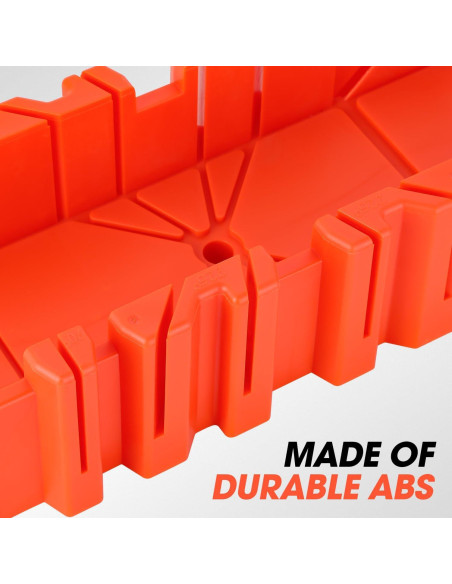 Caja de Inglete de Plástico DNA MOTORING 1pc para Carpintería