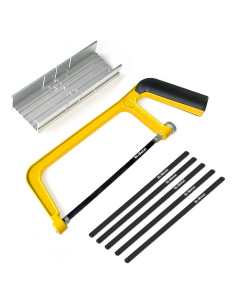 Sierra de mano mini Viganoc 150 mm con 5 hojas bi-metal