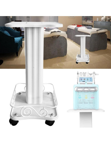 Carro de Salón DNYSYSJ Blanco 2 Niveles 69cm 40kg