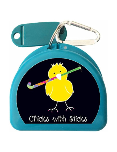 Estuche Protector Bucal Hockey sobre Hierba Aqua - Now Associates