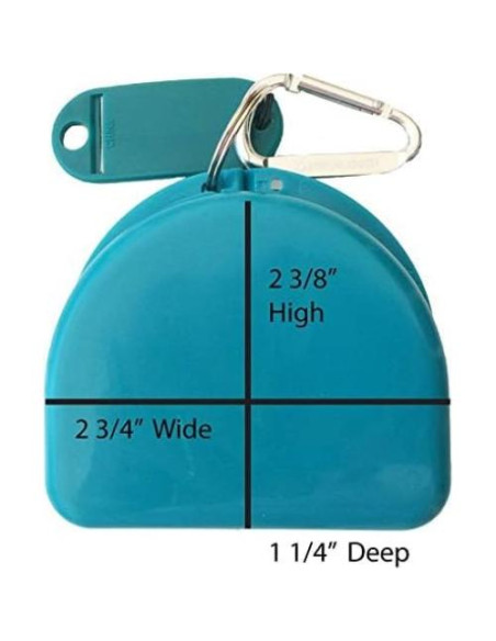 Estuche Protector Bucal Hockey sobre Hierba Aqua - Now Associates