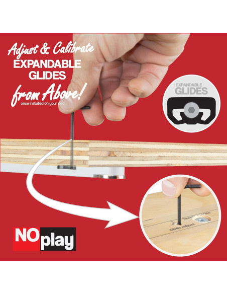 Barras de Inglete de Aluminio NoPlay 43.18 cm - Paquete de 2