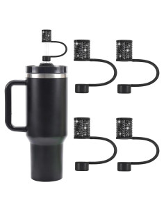 Juego de Accesorios para Taza Stanley 4Pcs Cubiertas de Paja 30/40oz