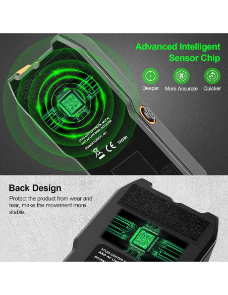 Buscador de Estudio SUNTUTUFY TH530 5 en 1 con Pantalla LCD