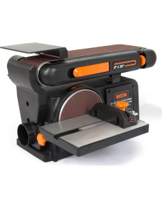 Lijadora de Banda y Disco WEN 6502T 4x36cm y 6" con Base Hierro 2