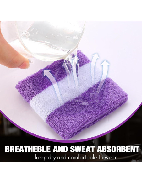 Conjunto de Muñequera y Diadema Eurzom 36 Pcs Neón