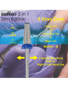 Taladro de Uñas Profesional 5 en 1 Rongchen Beauty Medio -M 2