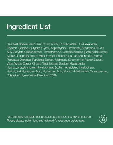 Tónico Calmante Anua 250ml - Hidratante y Purificante