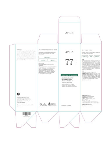 Tónico Calmante Anua 250ml - Hidratante y Purificante