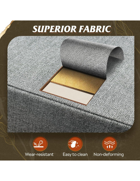 Cajonera WLIVE 3 Cajones Gris Oscuro, Almacenamiento Multifuncional