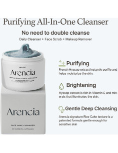 Exfoliante y Limpiador Facial Iluminador Arencia 49.87g 2