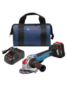 Amoladora Angular Bosch GWX18V-50PCB14 18V 4-1/2 - 5" con Batería 8 Ah