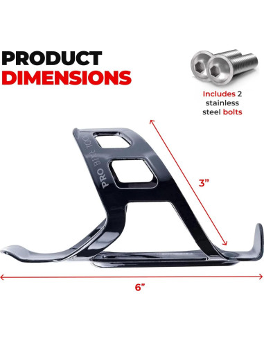 Soporte para Botella de Agua PRO BIKE TOOL, Aluminio Negro