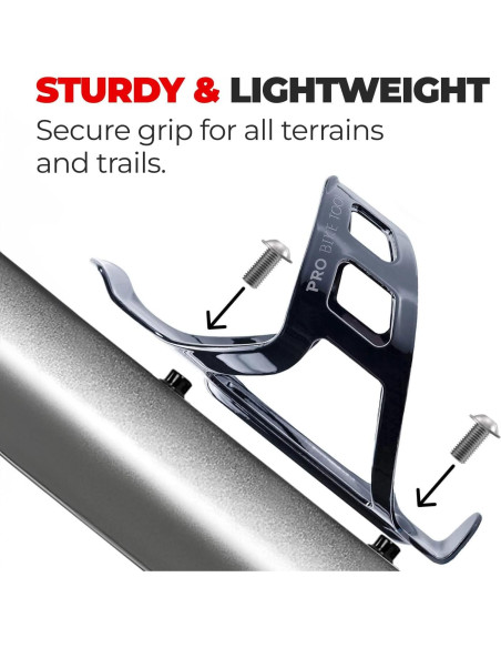 Soporte para Botella de Agua PRO BIKE TOOL, Aluminio Negro