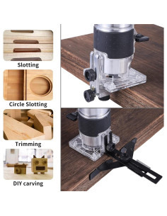 Router Eléctrico AKYPACH 800W 110V Compacto para Madera 2