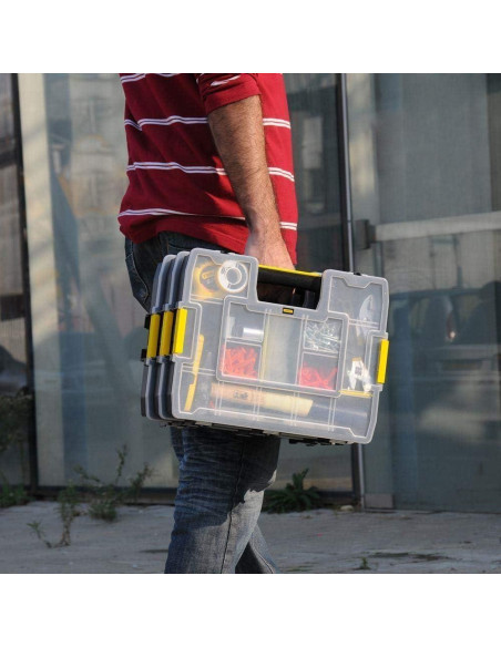 Organizador STANLEY Sort Master Junior 14 Compartimentos 37.5x28.5cm