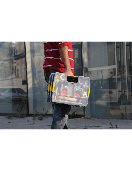 Organizador STANLEY Sort Master Junior 14 Compartimentos 37.5x28.5cm