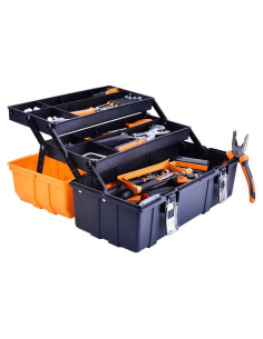 Caja de Almacenamiento Plástica 3 Capas Ganchun 43.18x17.78x17.78 cm