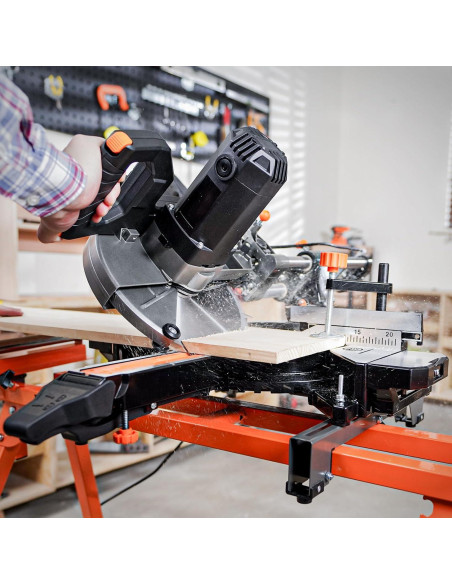 Sierra Ingletadora DOVAMAN 10" Deslizante con Guía Láser