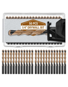 Brocas para Router Tondiamo 50 Pcs 6.35 mm Acero M2