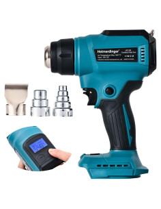 Pistola de Calor Inalámbrica Heimerdinger 18V Temperatura Variable