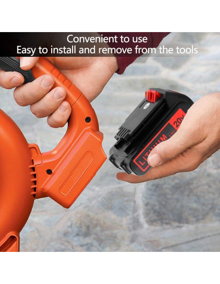 Batería de Litio 20V 2.5Ah KINGTIANLE para Black and Decker Batería de Litio 20V 2.5Ah KINGTIANLE para Black and Decker