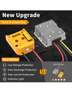 Convertidor de Voltaje DC 20V a 12V Kzreect 20A con Protección 2