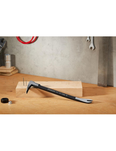 Barra de palanca para molduras Stanley 0-55-115 30 cm Plata