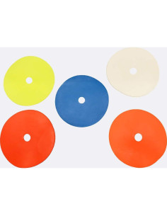 Juego de 50 Marcadores de Goma Fluorescentes para Fútbol 15.24 cm 2