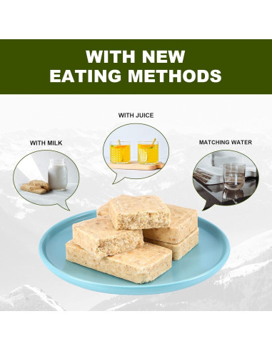 Raciones de Comida de Emergencia BDH - 20 Bolsas 18400 Calorías