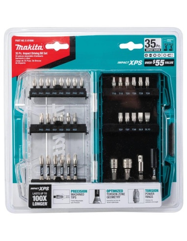 Juego de Puntas de Impacto Makita E-01666 - 35 Piezas