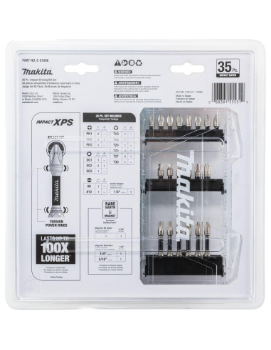 Juego de Puntas de Impacto Makita E-01666 - 35 Piezas