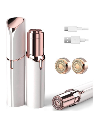 Afeitadora Facial INNOBEAUT N1-2HW para Mujeres con 2 Cabezales