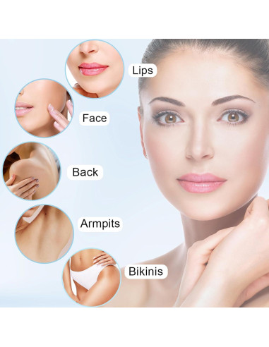 Afeitadora Facial INNOBEAUT N1-2HW para Mujeres con 2 Cabezales