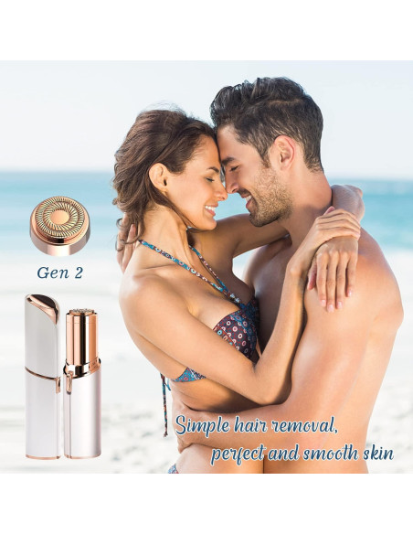 Afeitadora Facial INNOBEAUT N1-2HW para Mujeres con 2 Cabezales