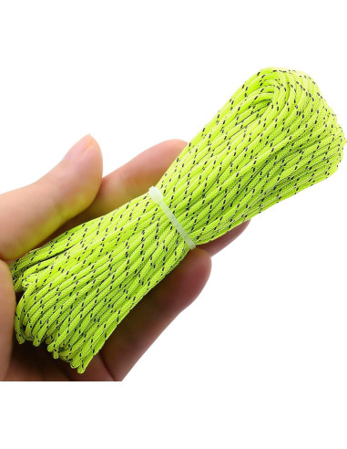 Cuerda de Campaña Reflectante 20m ThreeBulls 1.8mm Verde