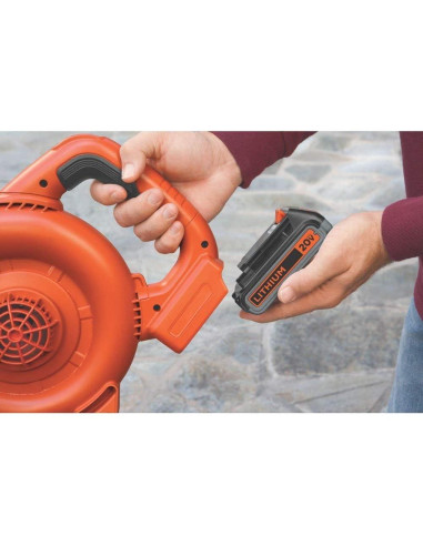 Batería de Litio Ion 20V MAX Black+Decker 2.0Ah