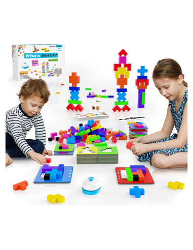 Juego de Mesa 4-en-1 Montessori Yunhe - 120 Piezas para Niños 4+