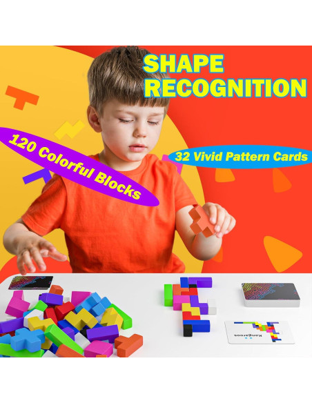 Juego de Mesa 4-en-1 Montessori Yunhe - 120 Piezas para Niños 4+