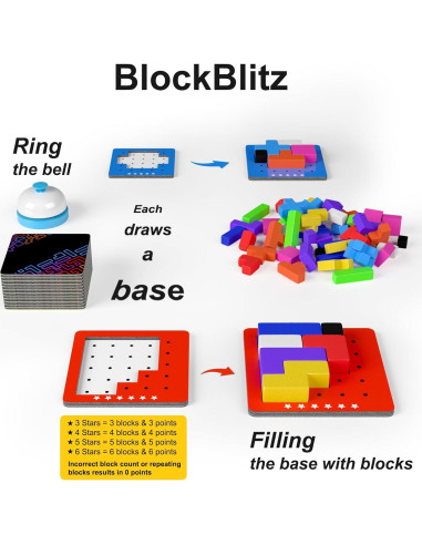 Juego de Mesa 4-en-1 Montessori Yunhe - 120 Piezas para Niños 4+