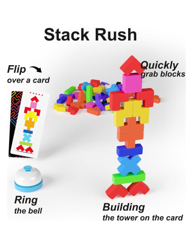 Juego de Mesa 4-en-1 Montessori Yunhe - 120 Piezas para Niños 4+