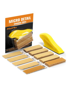 Kit de Lijado Micro POLIWELL 50 PCS - Lijadora Mini Detallada