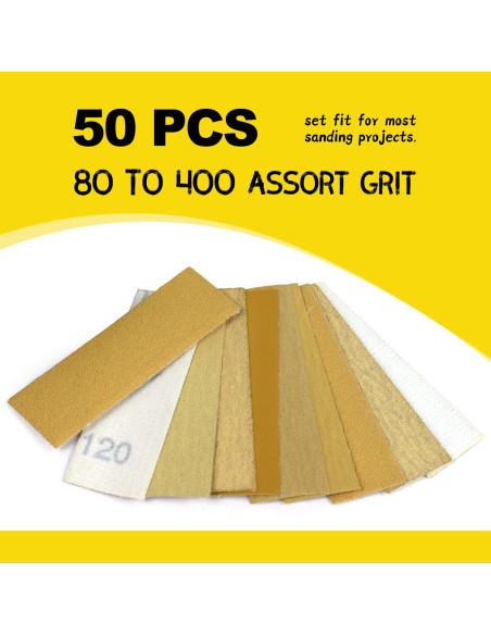 Kit de Lijado Micro POLIWELL 50 PCS - Lijadora Mini Detallada