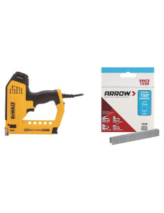 Grapadora Eléctrica Multiuso Dewalt DWHT75021 + Grapas T50 1250