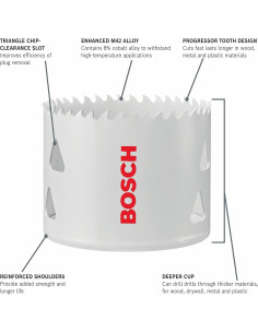 Sierra de Orificio Bi-Metal 25mm Bosch HBT100 Profesional 2