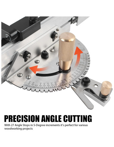 Medidor de Inglete de Precisión JCFANTS 44.96 cm Aluminio