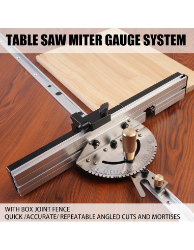 Medidor de Inglete de Precisión JCFANTS 44.96 cm Aluminio