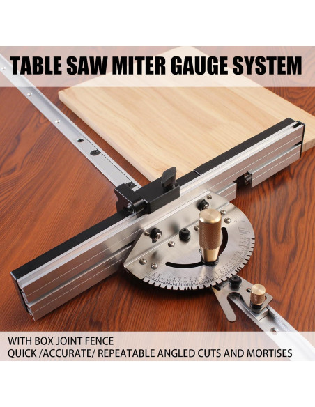 Medidor de Inglete de Precisión JCFANTS 44.96 cm Aluminio