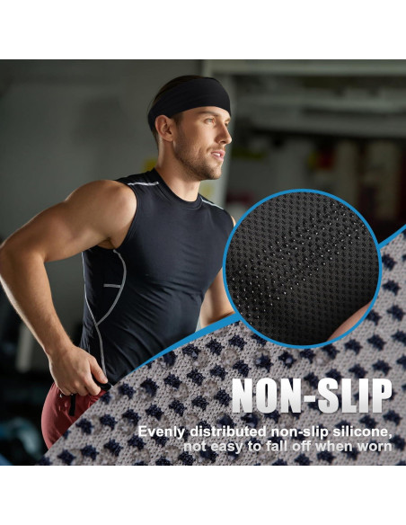 Cinta de Cabeza Deportiva Sukeen para Hombres - Enfriamiento, Antideslizante, Secado Rápido